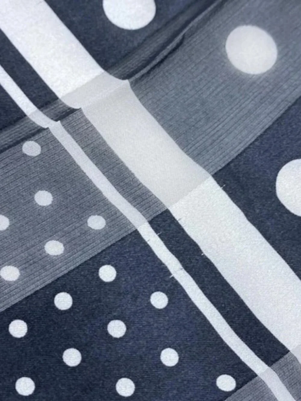 DIOR/ChristianDior - Black White Scarf
